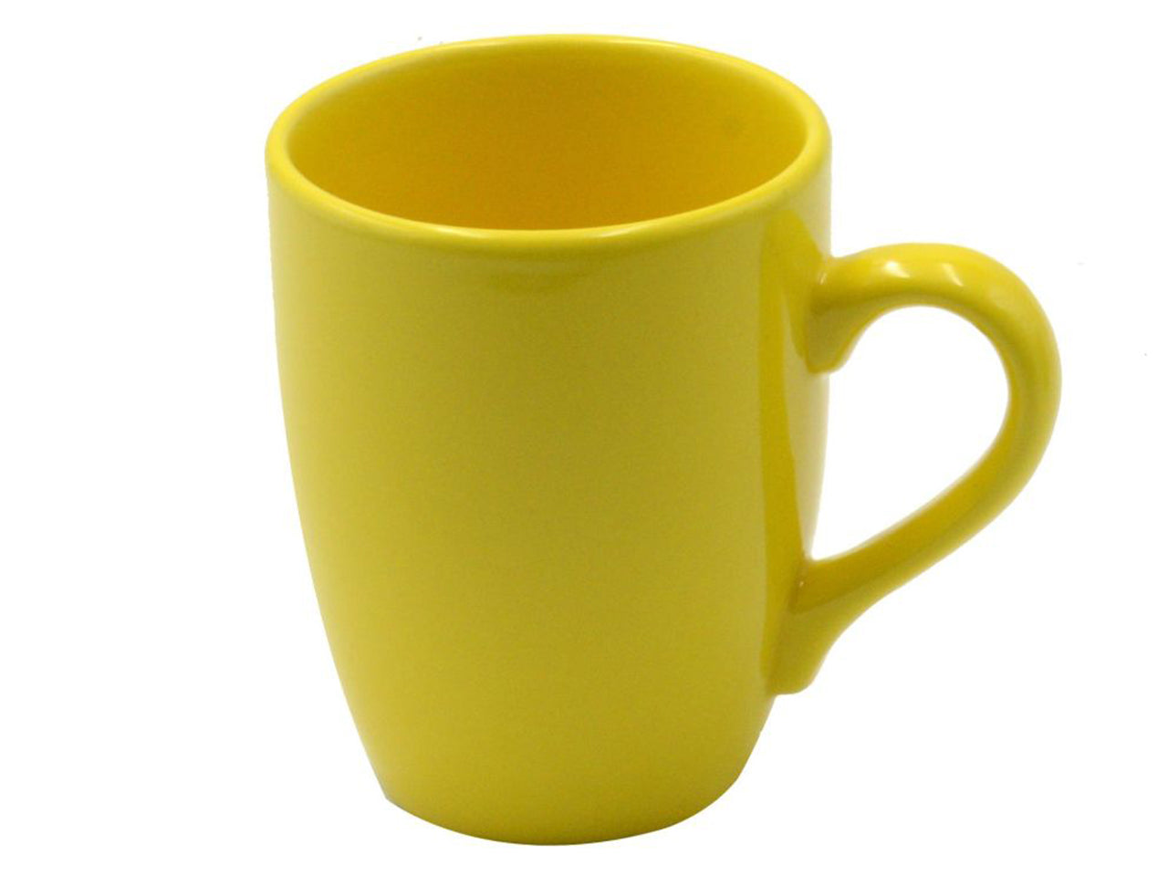Tazza mug 12x9x11cm gialla