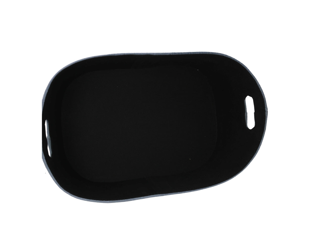 Cesta in velluto carta da zucchero effetto intrecciato 45x30x14 cm - Vacchetti