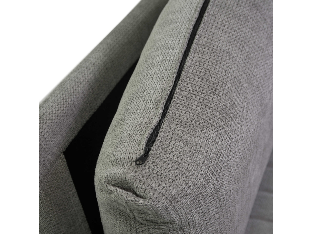 Divano tessuto 2 posti grigio 165x77xh.85cm