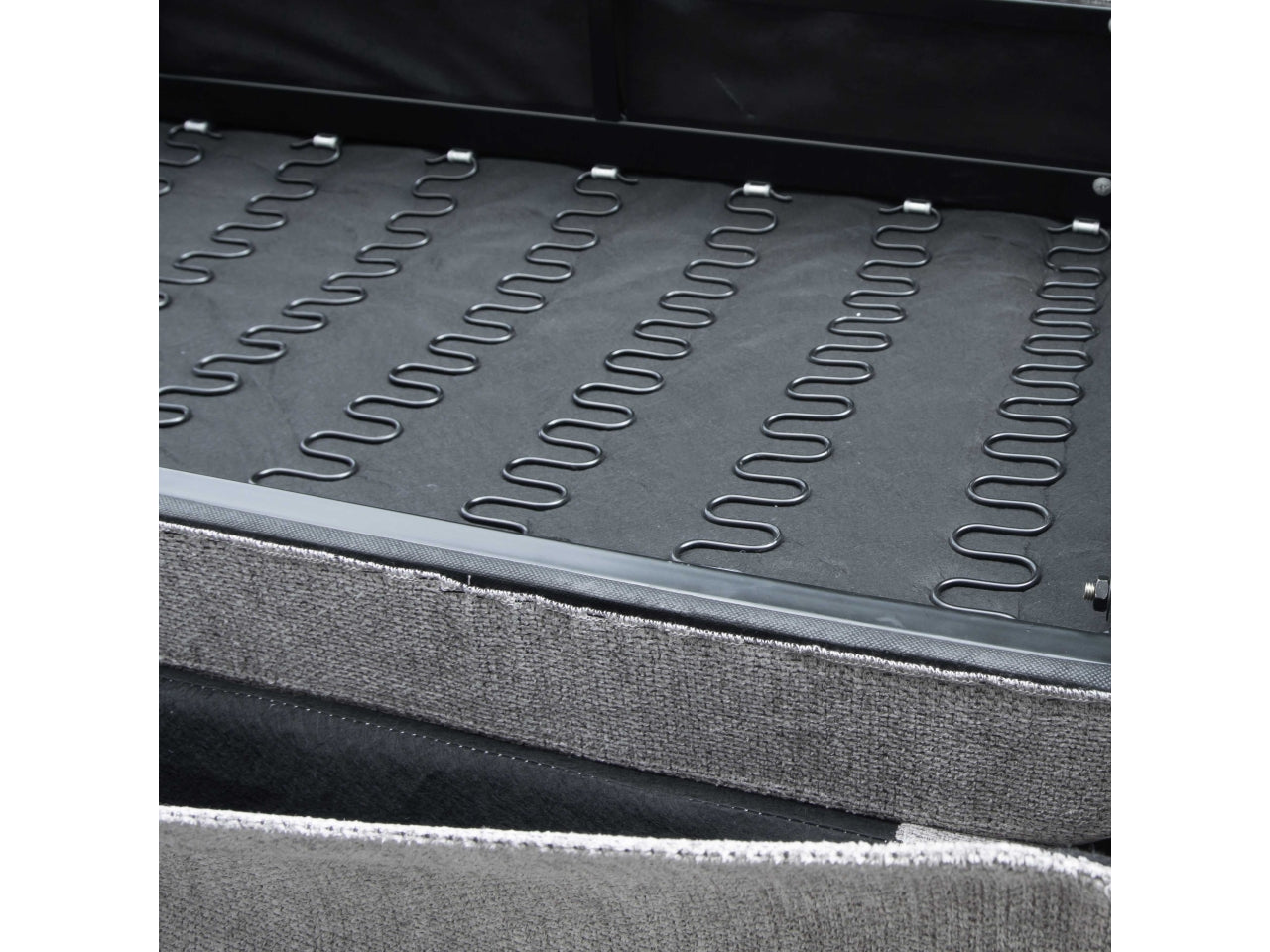 Divano tessuto 2 posti grigio 165x77xh.85cm