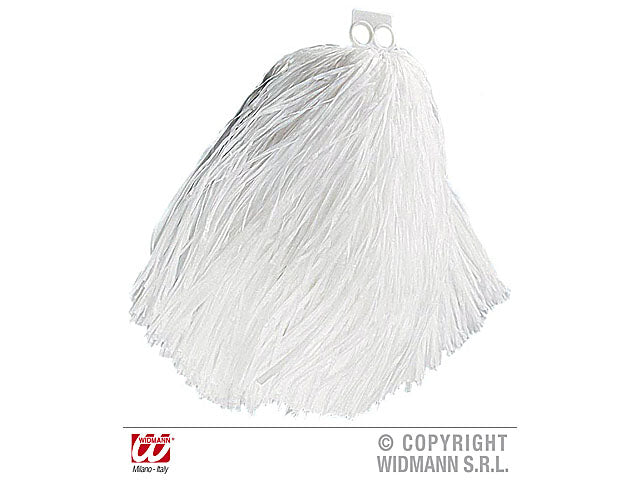 Pom pom unicolore bianco