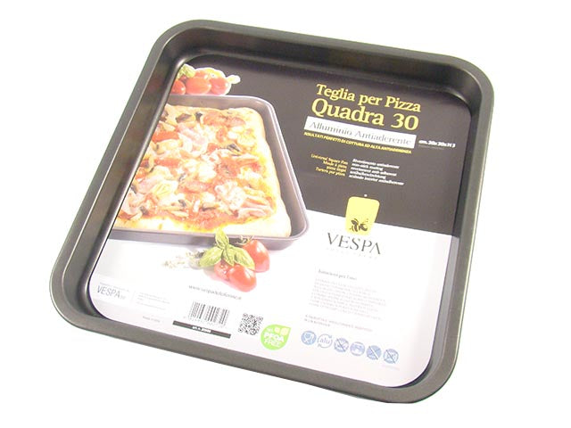Teglia per pizza quadracm30x30xh3 20986