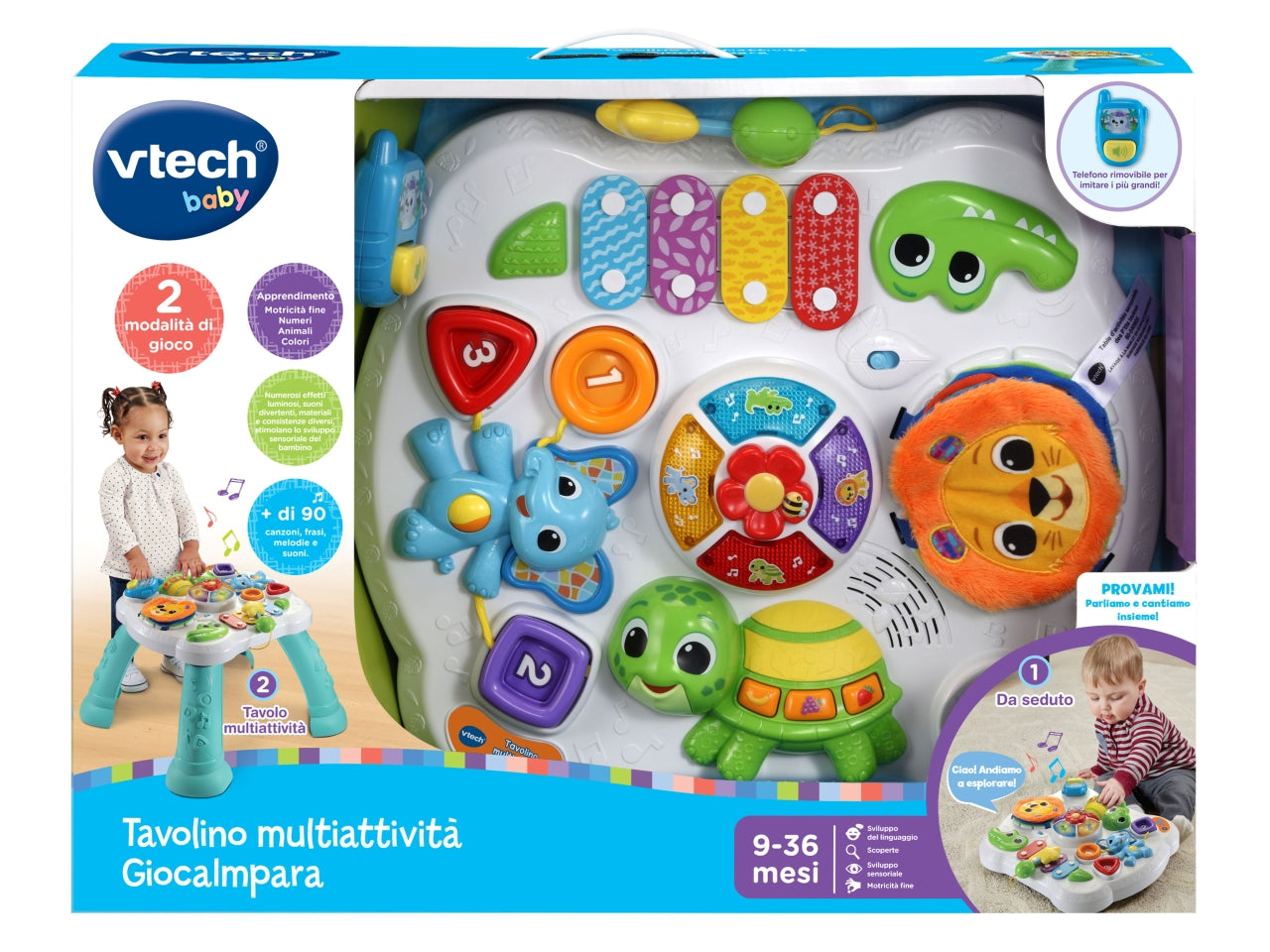 Tavolino multiattivitÃ  gioca impara