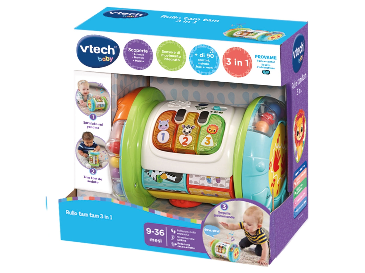 Rullo tam tam - 3 in 1