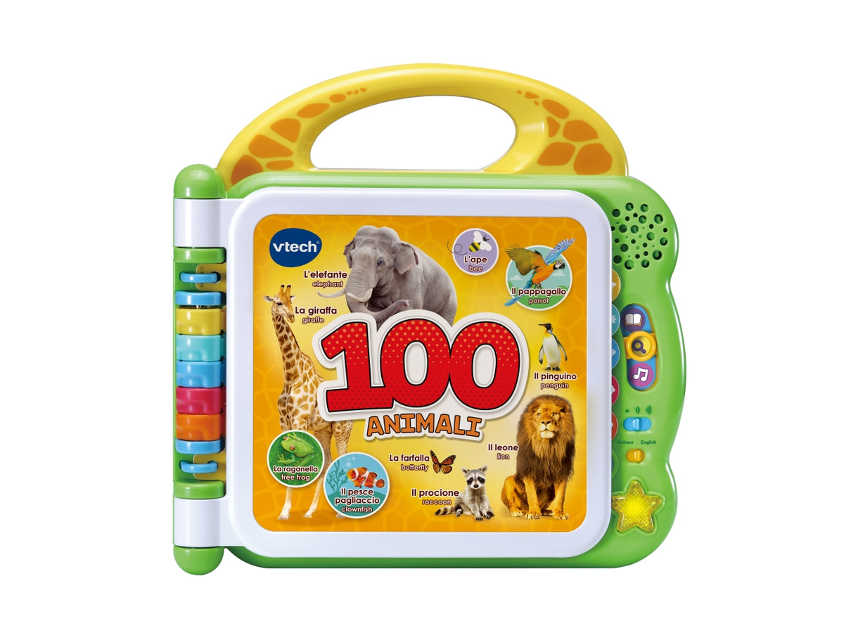 Libro illustrato bilingue - 100 animali