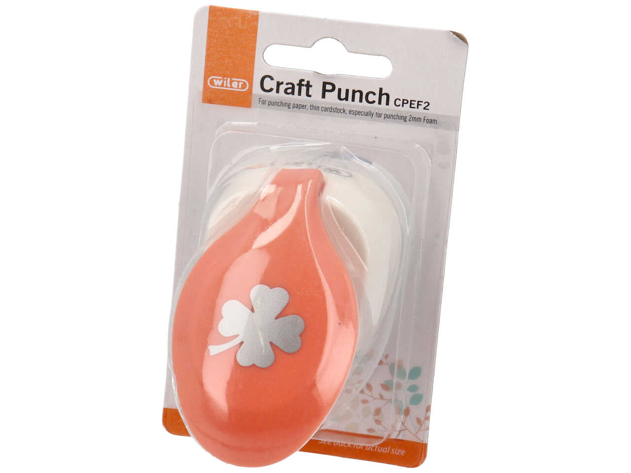 Fustella per carta e eva foam CPEF211 sagoma quadrifoglio 25 mm - Willer