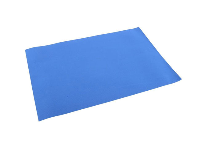 Gomma crepla wiler foglio eva foam, gomma espansa, blu 40x60cm 2 mm