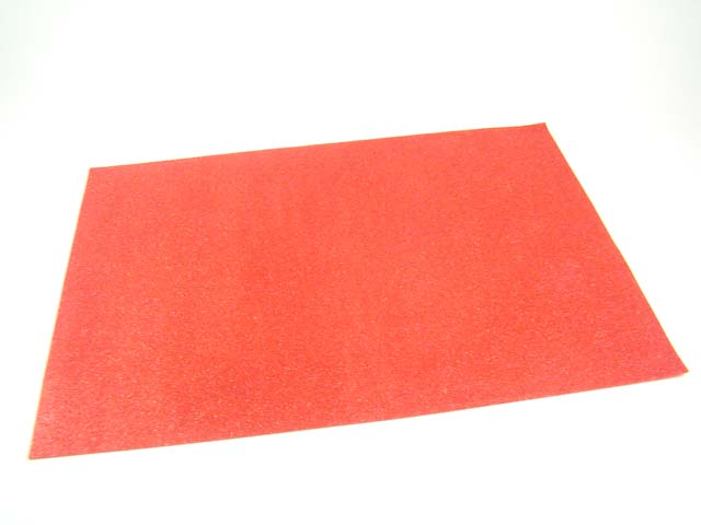 Gomma crepla wiler foglio eva foam glitter, gomma espansa rosso 40x60cm 2 mm