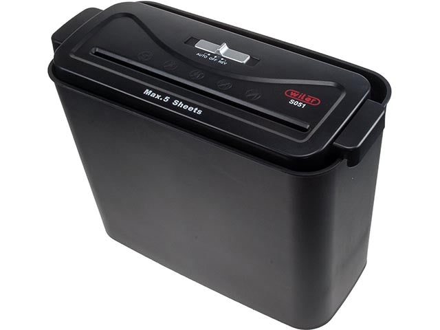 Distruggi documenti Wiler in nero 32,3x15x23,5cm