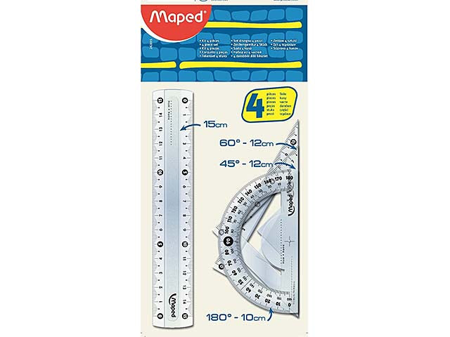 Set disegno geometrico maped in blister