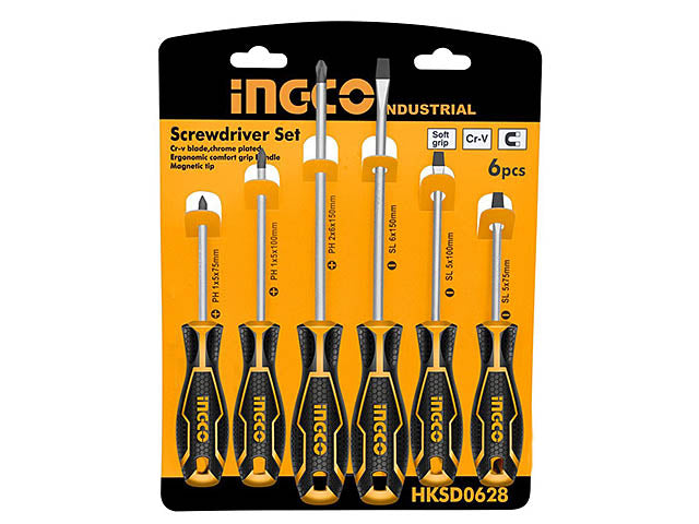 Cacciavite 6 pezzi hksd0628