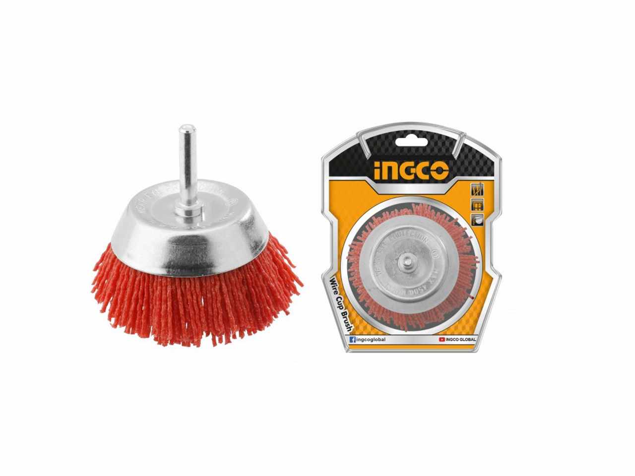 Spazzola a tazza c/filo ond.d50mm wb30505