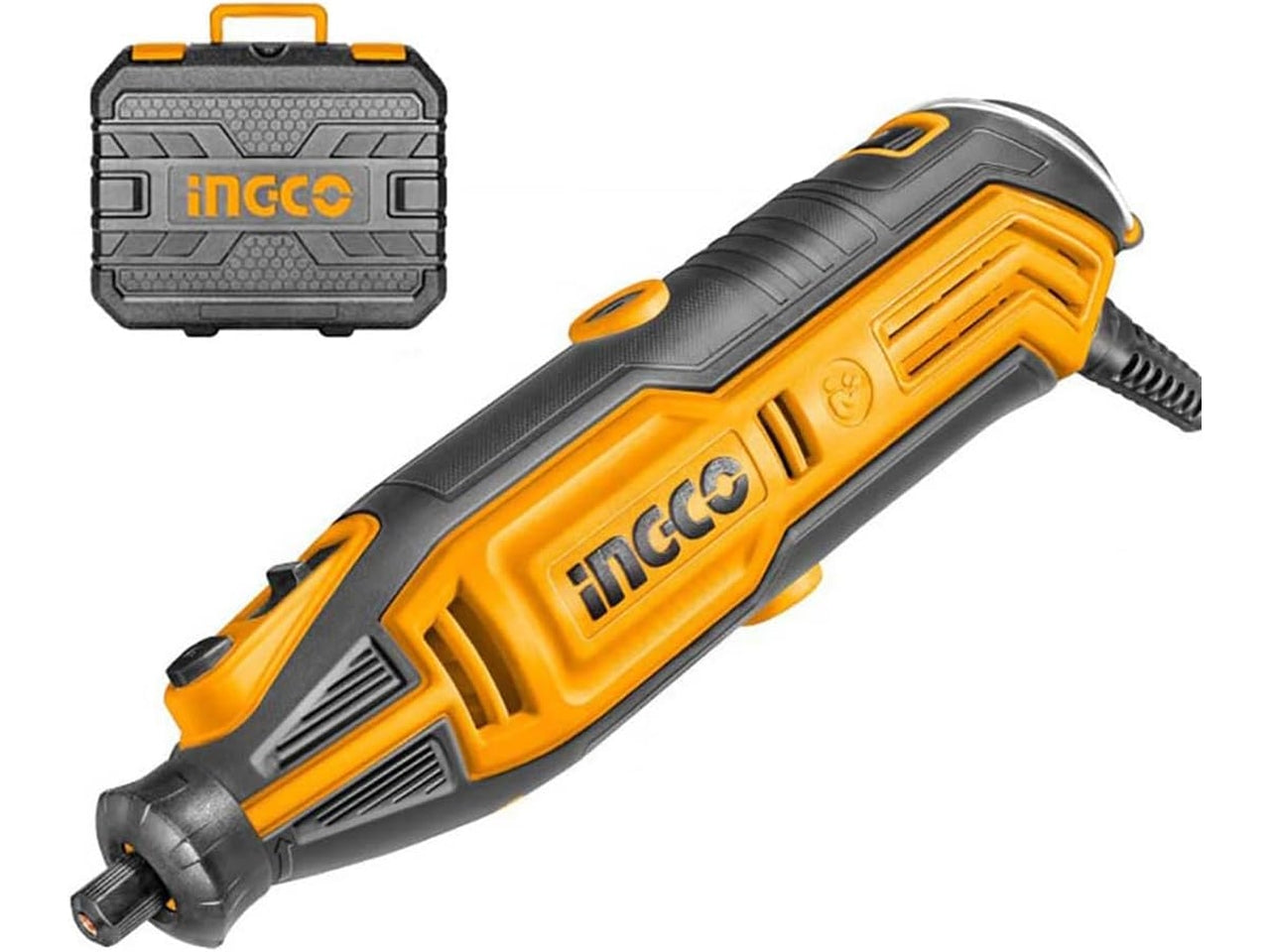 Minismerigliatrice con valigetta e 109 accessori,130W, velocitÃ  variabile, Ingco