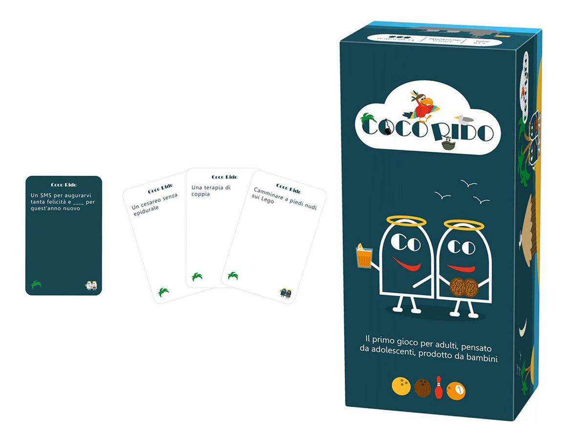 Coco Rido 2  versione 2,0, Gioco da Tavolo per Adulti con Humor Nero, per 3-10 Giocatori, dai 18 Anni in su