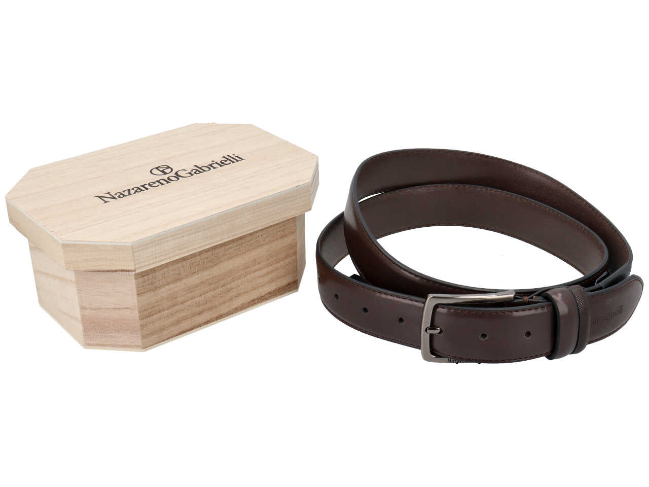 Cintura uomo nazareno gabrielli testa di moro