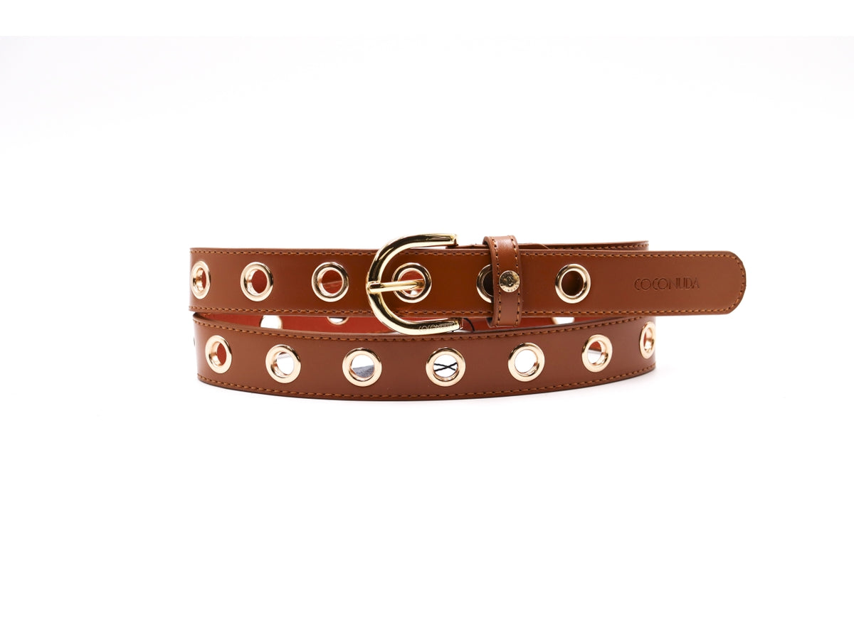 Cintura  donna coconuda cognac