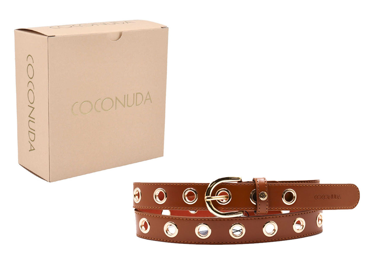 Cintura  donna coconuda cognac