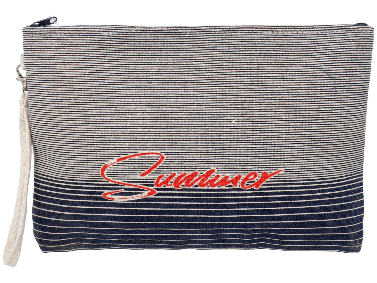 Pochette a mano summer a strisce 30x20cm