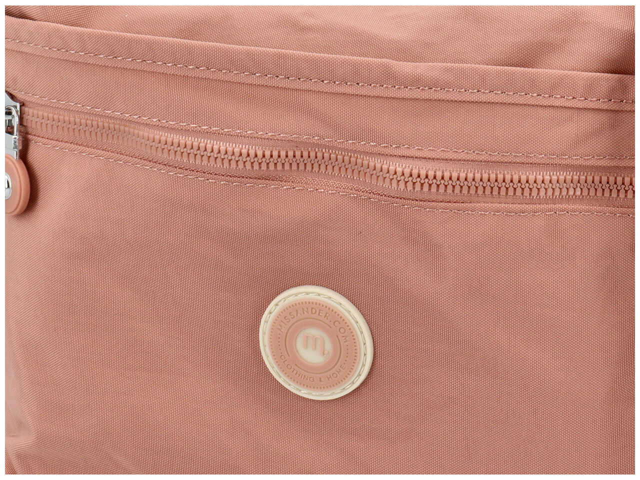 Borsa a tracolla in nylon colore rosa misura 30x25x8cm
