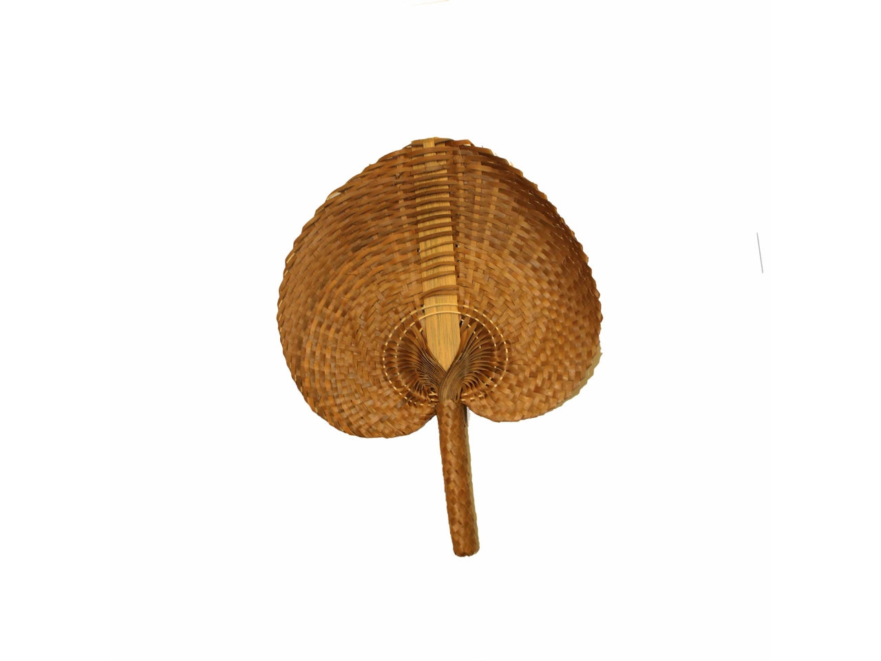 Ventaglio pay-pay naturale in fibra vegetale 24x30 cm - Missander