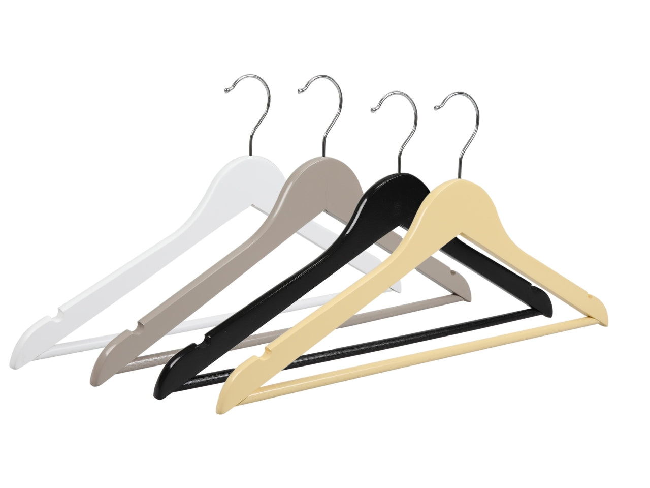 Grucce appendiabiti in legno e metallo 44,5 cm, set da 3 pezzi - Casa Collection