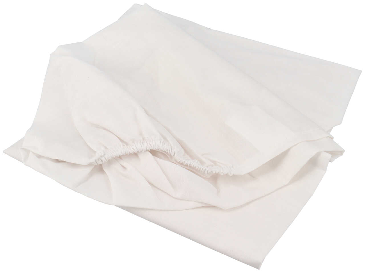 Lenzuolino di sotto culla con angoli in cotone bianco 45x75 cm -Dolci Sogni