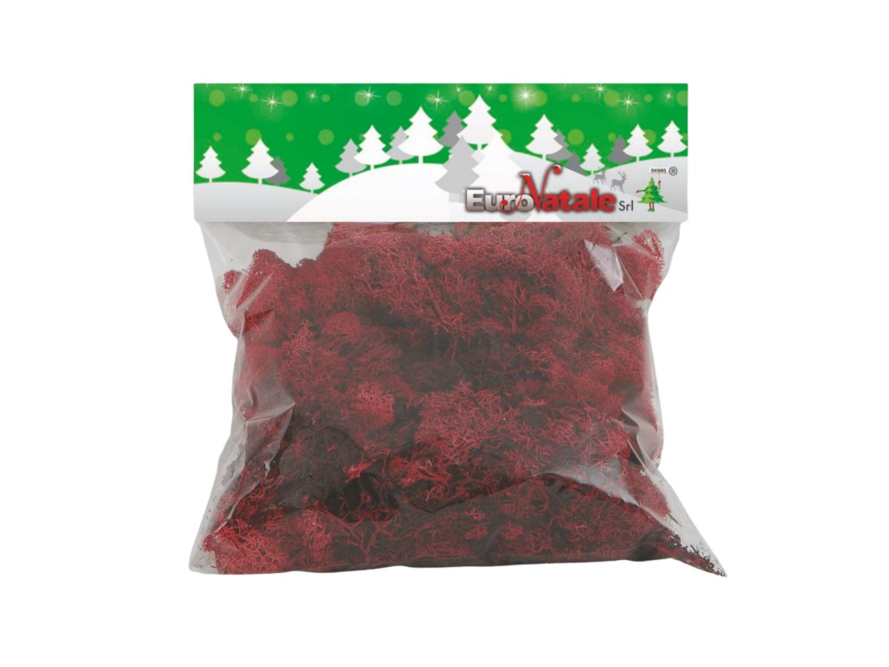 Muschio lichene rosso in busta