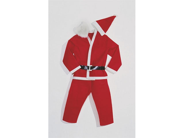Vestito da babbo natale il set contiene 5 oggetti