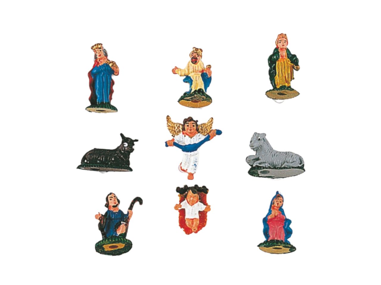 Nativita'cm.3 set pezzi.9 in blister