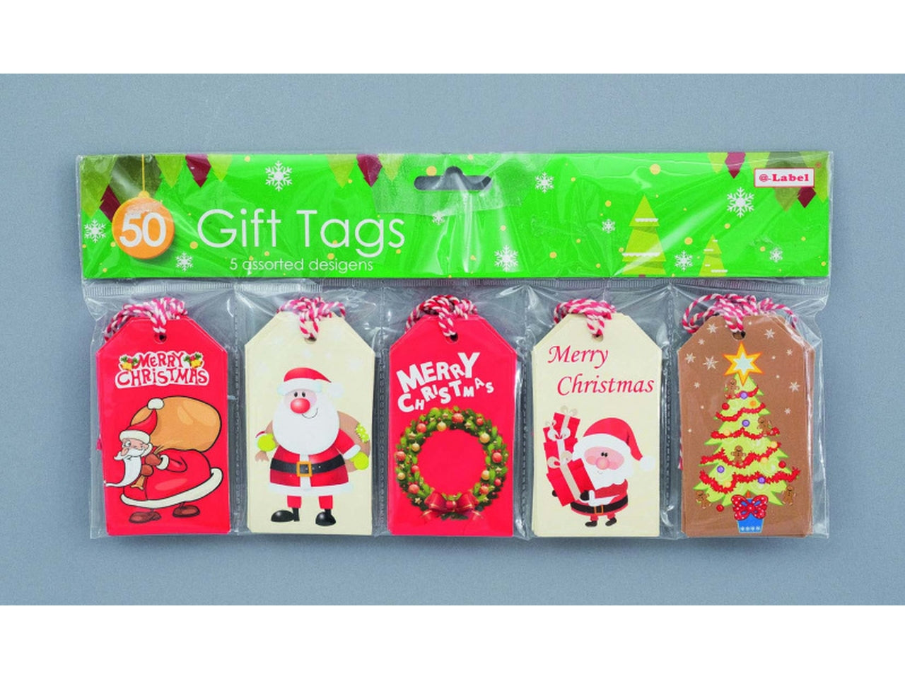 Chiudipacco decorati 10cm con cordoncino set da 20 chiudipacco modelli assortiti