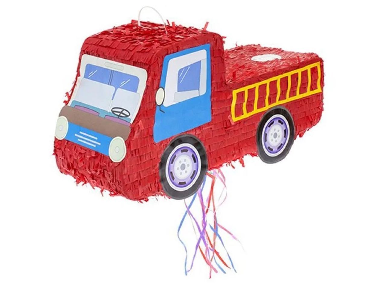 Pignata a forma di camion dei pompieri 47x26x17cm