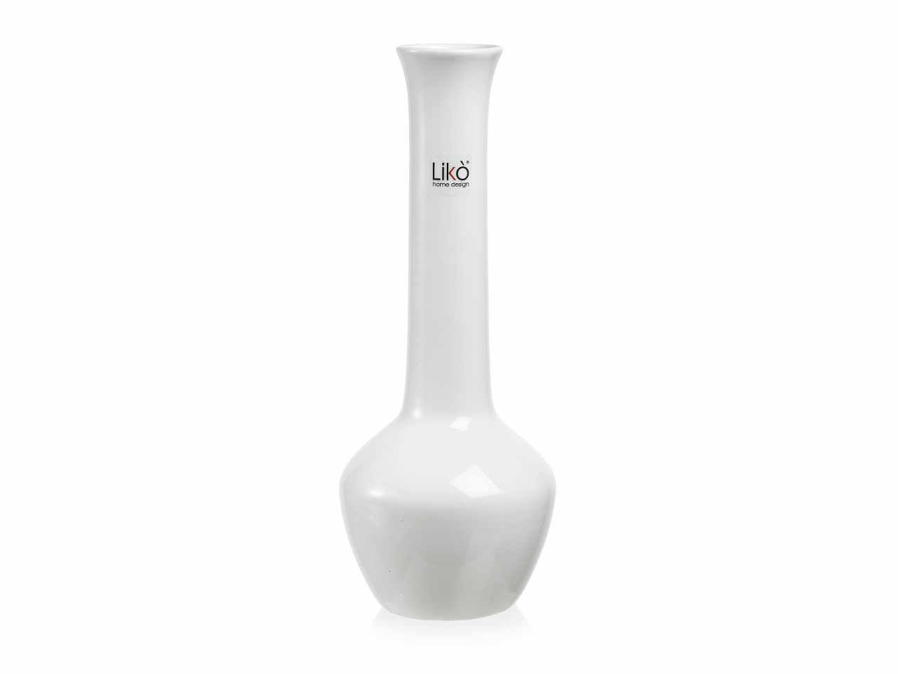 Vaso linea bogota' h.27xd.10,6cm colore bianco