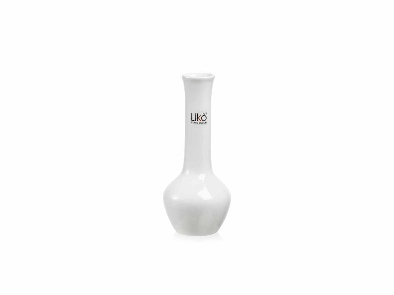 Vaso linea bogota' h.17,6xd.7,1cm colore bianco