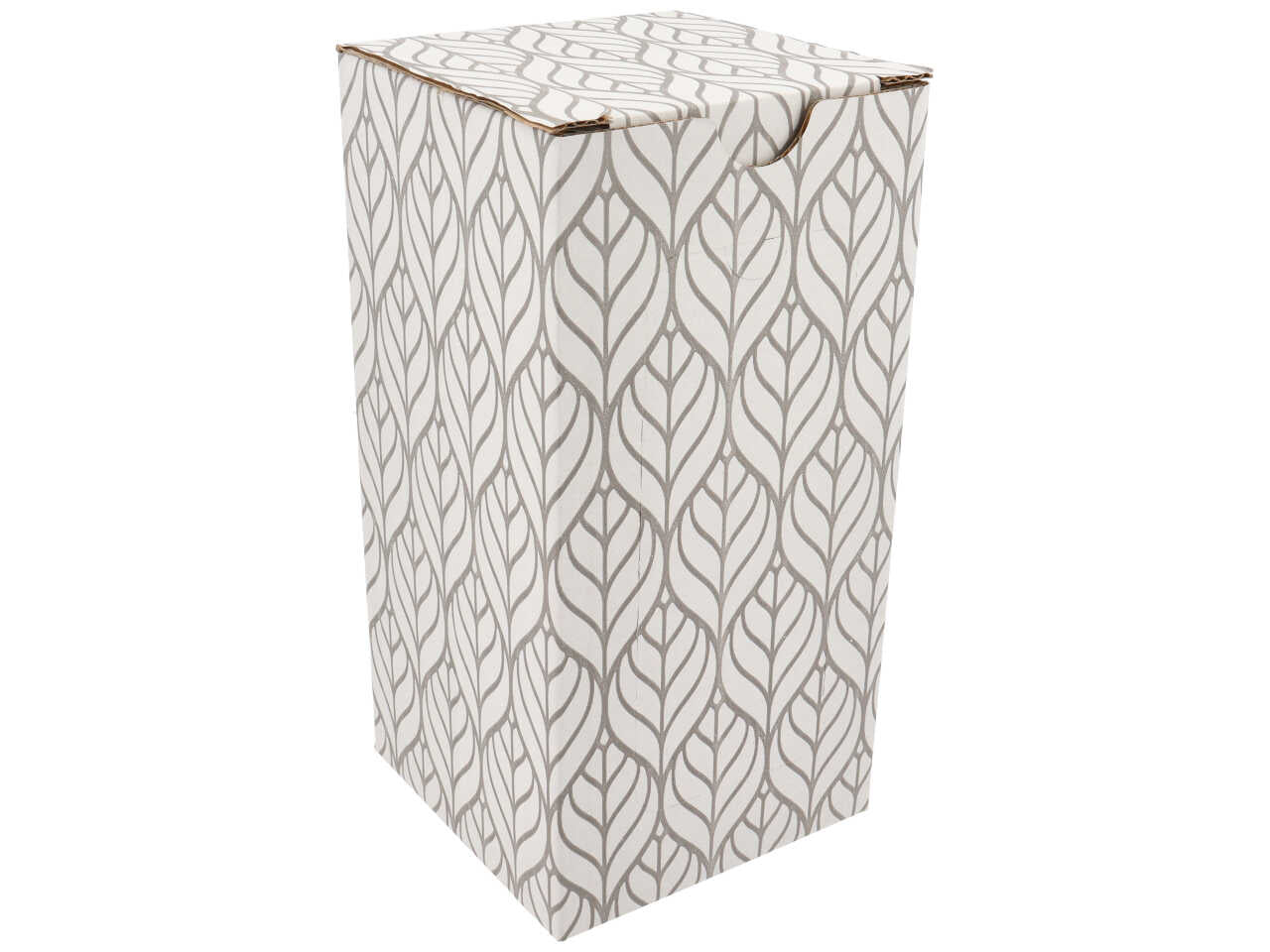 Vaso decorativo moderno in vetro opaco nero forma cilindrica con decori lucidi, Fidelis Kobe h.26 cm - Franco