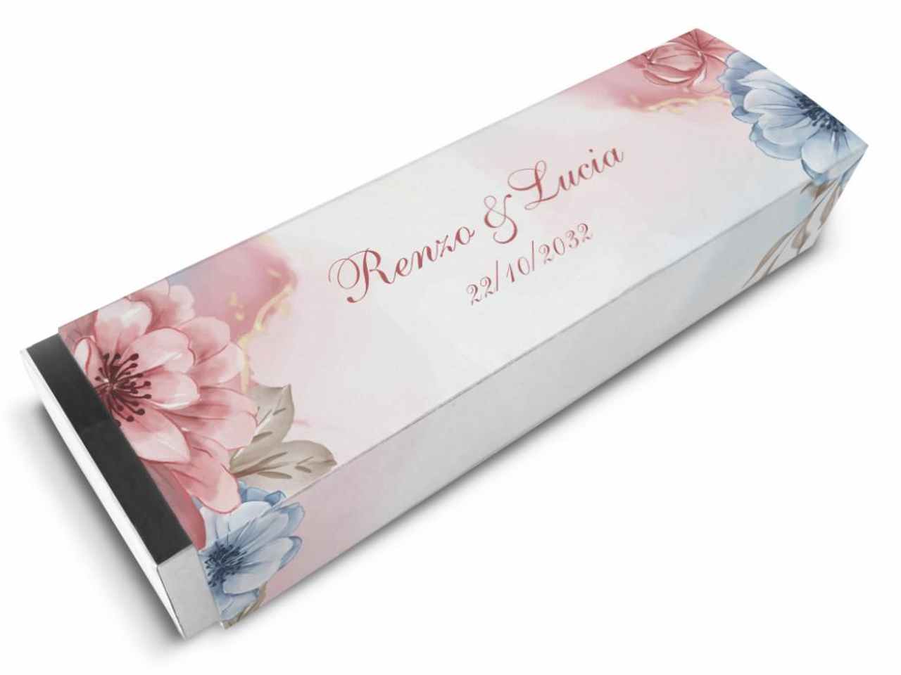 Scatola rett.15x4cm nozze fer4001