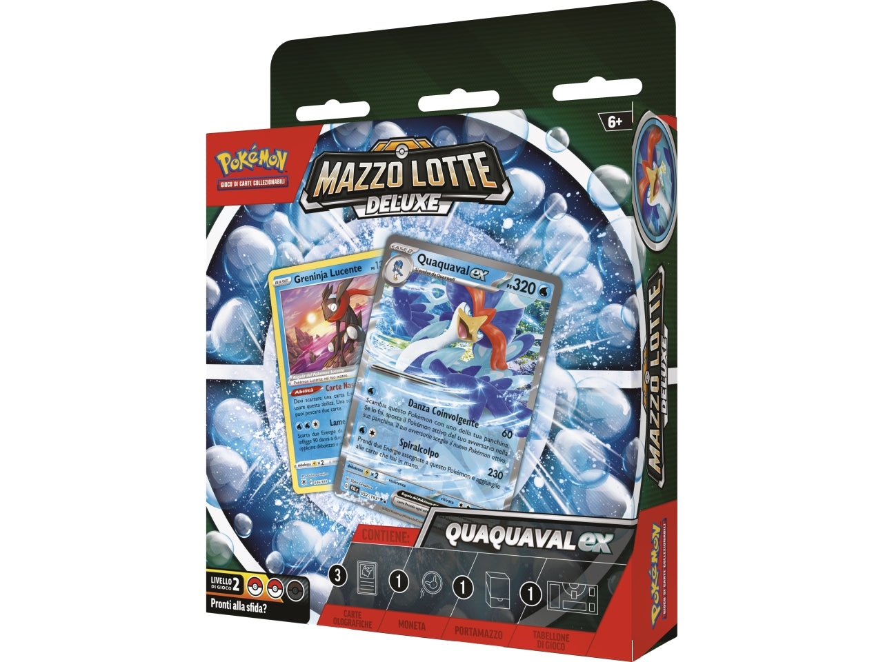 Mazzo Carte PokÃ©mon Lotte Deluxe Quaquaval-ex e Meowscarada-ex  - Game Vision