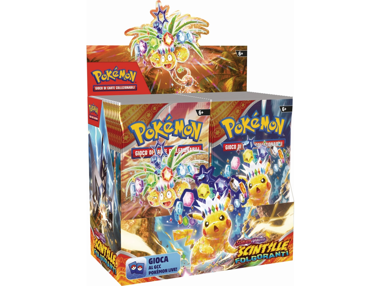 Bustina Singola PokÃ©mon Scarlatto e Violetto 08 - Multicolor, Plastica e Carta, EtÃ  6+ la busta contiene 10 pezzi