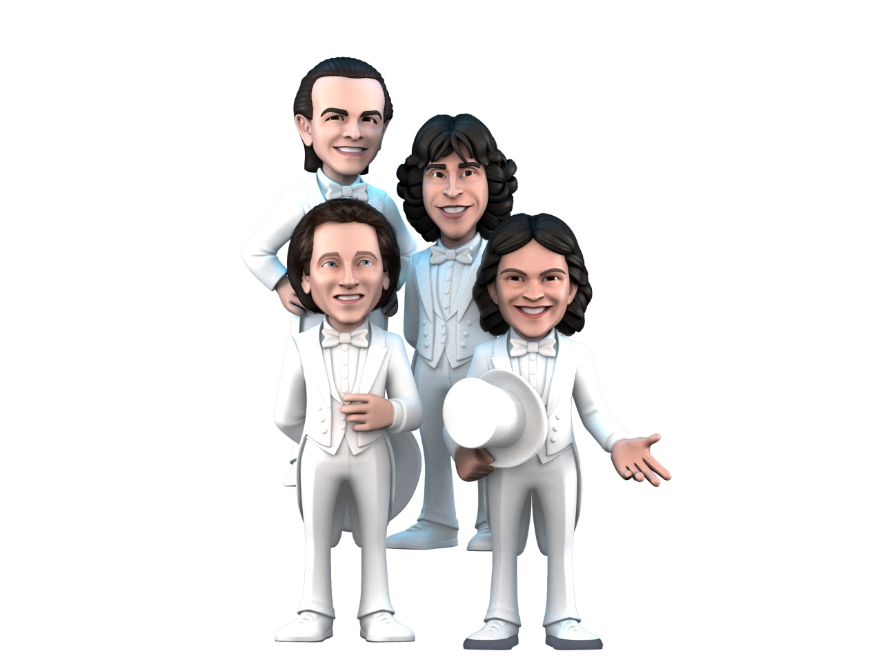 Minix Cofanetto 4 Personaggi 7cm - Set da Collezione, Multicolor, EtÃ  17+, Gamevision