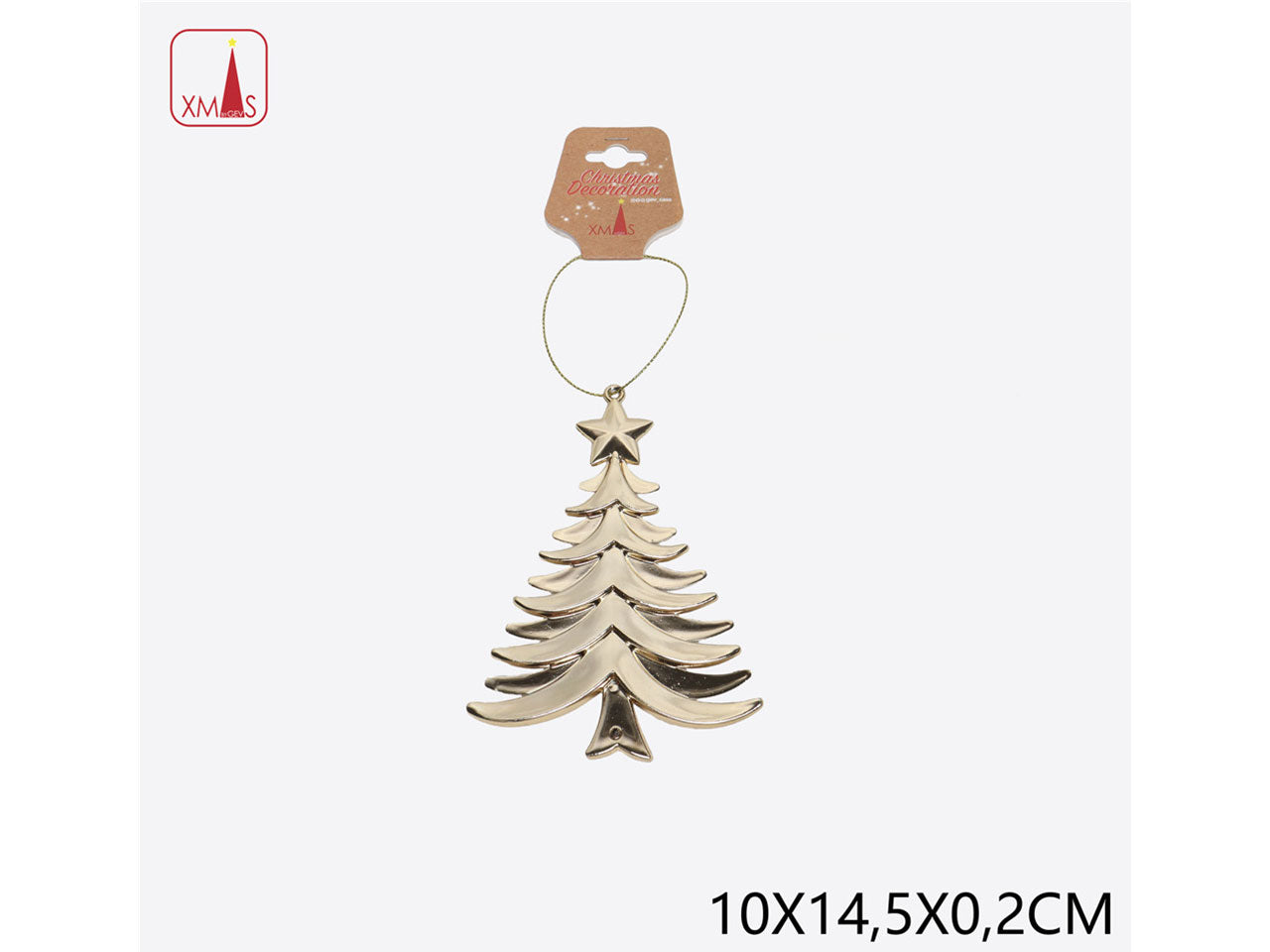 Pendente albero 10x14,5x0,2cm