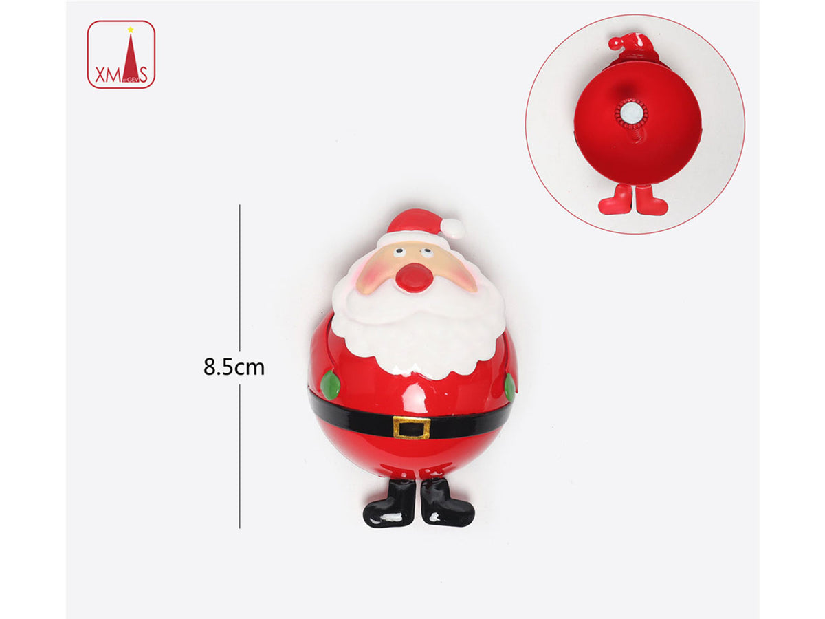 Pallina babbo natale 6x3,2x8,5cm