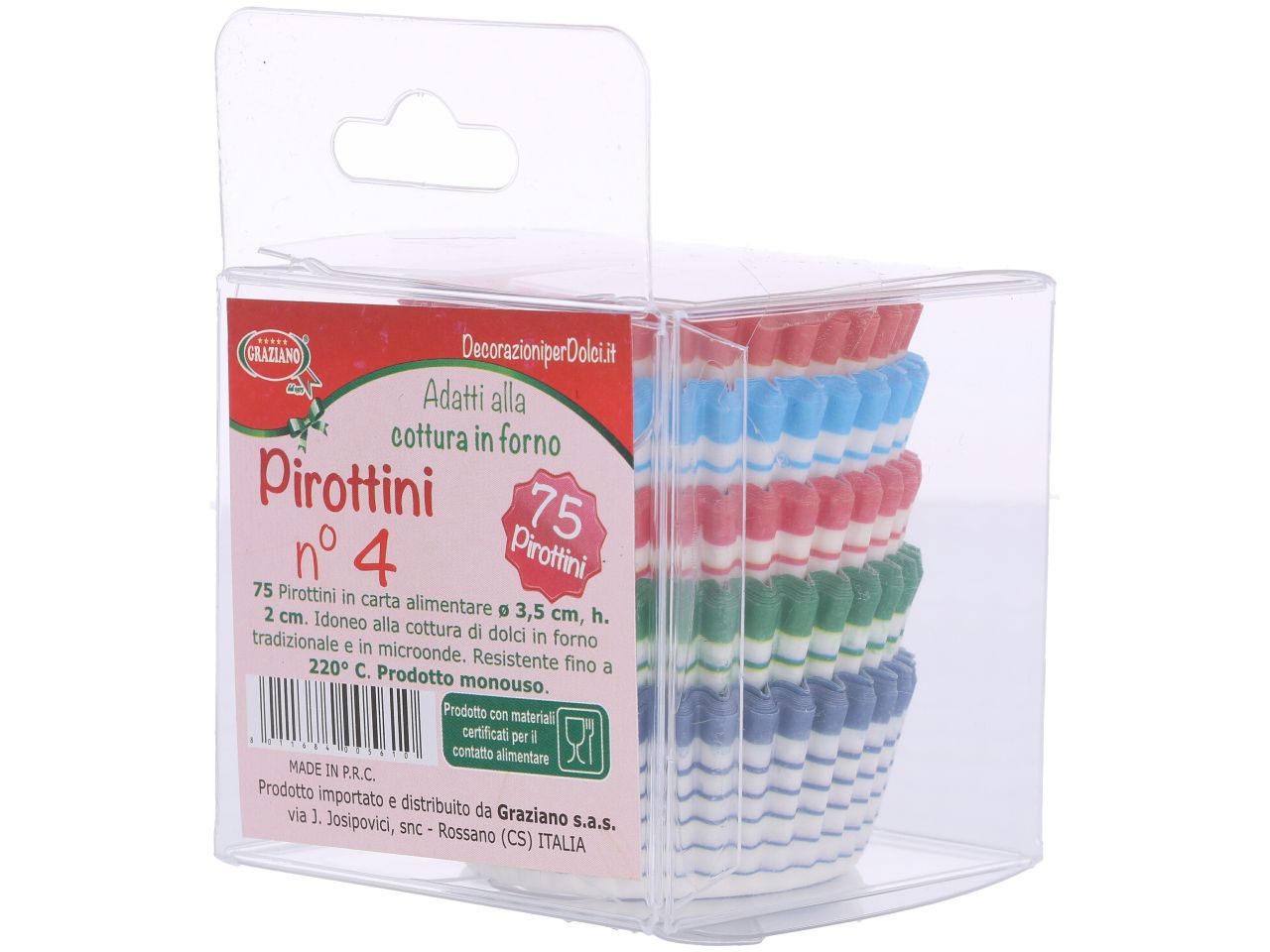 Pirottini n4 75 pezzi