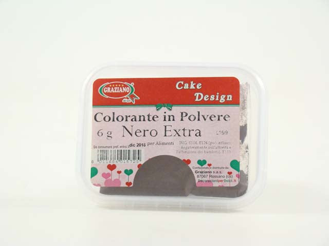 Colorante polvere nero 6gr