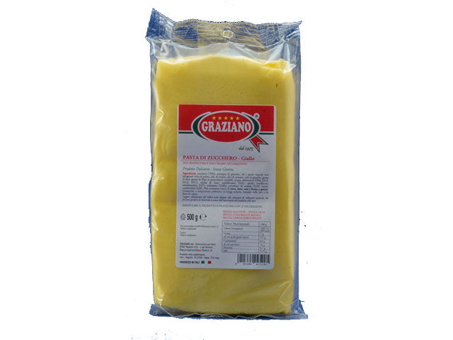 Pasta di zucchero 250gr gialla