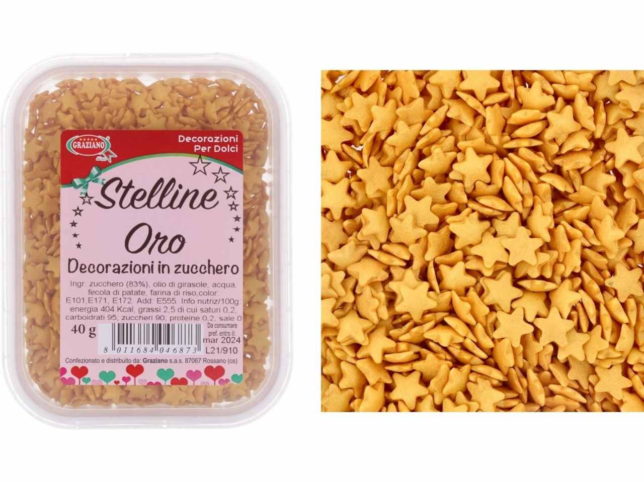 Stelline oro 40gr