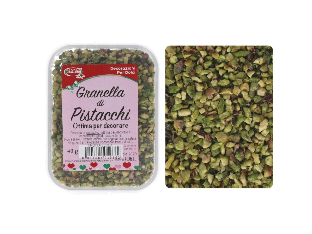 Granella di pistacchi 40 g