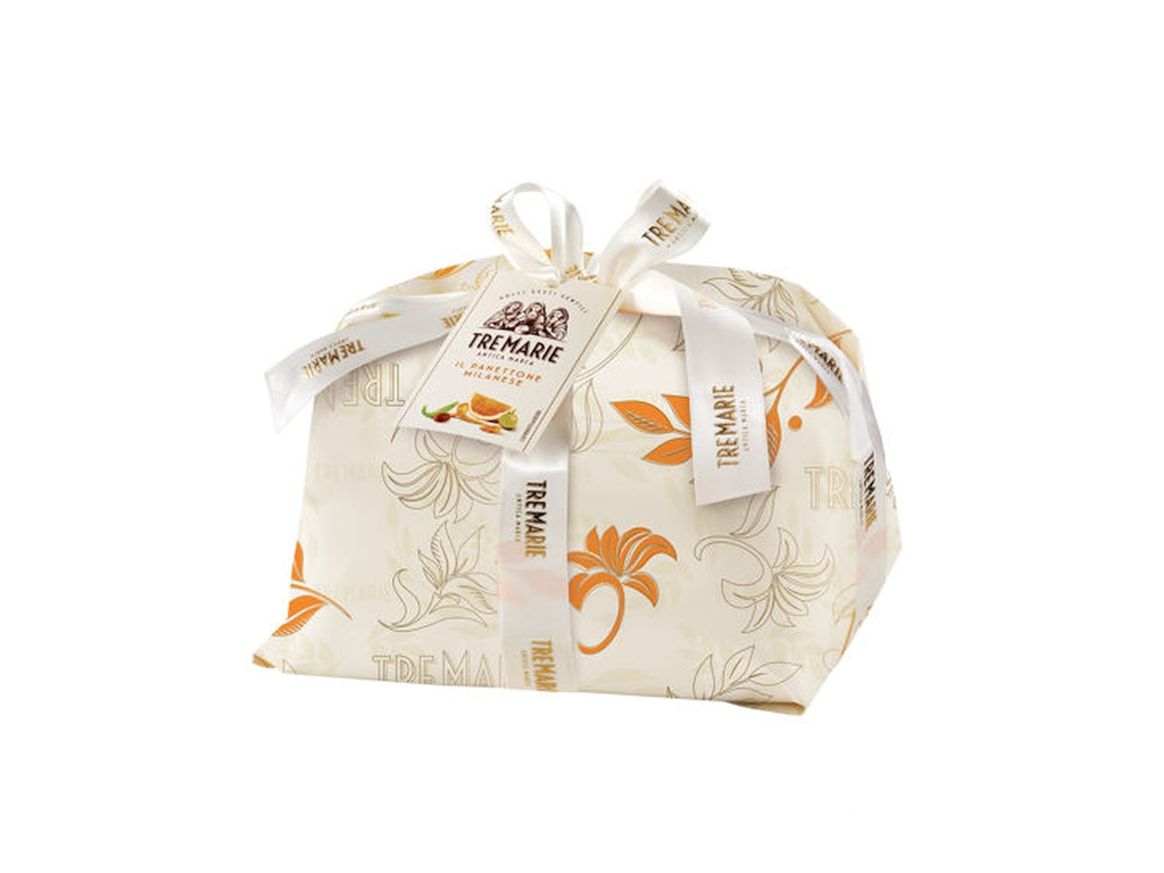 Tre marie il panettone milanese 750gr incartato a mano $