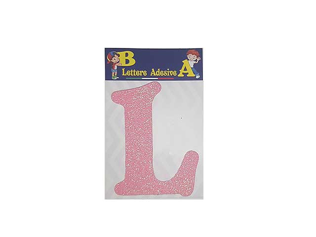 Lettera rosa l 12cm