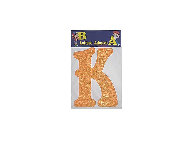 Lettera arancio k 12cm