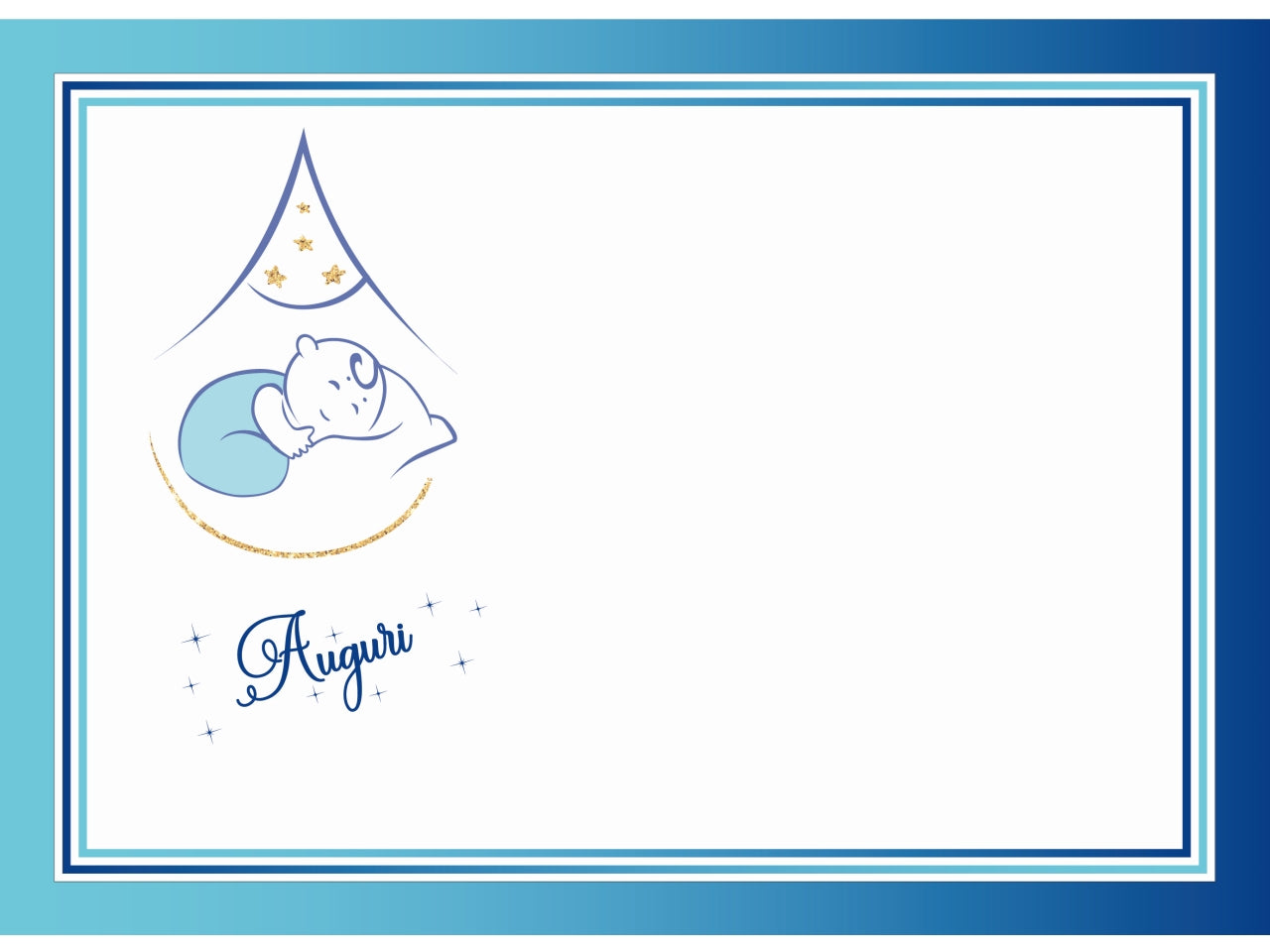 Biglietto auguri laminato 2024 cod. 260 /d