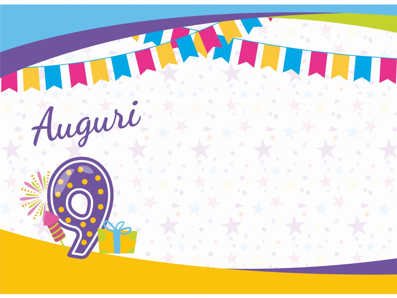 Biglietto auguri laminato 279